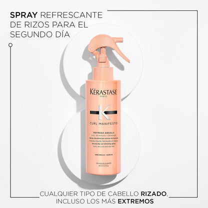 Spray refrescante para Rizos y Ondas Absolu Curl Manifesto 190ml